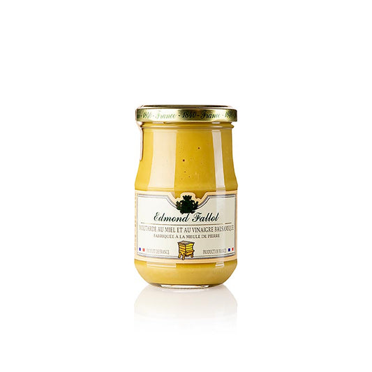 Fallot - Sennep, fin, med balsamico og honning, 190 ml
