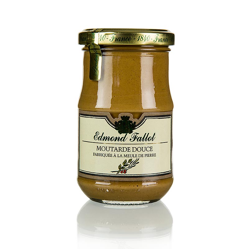 Fallot - Sennep, fin, med krydderier, brun og mild, 190 ml
