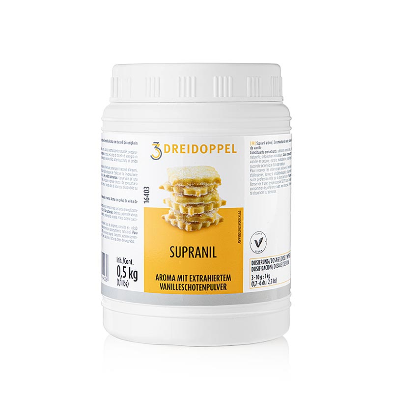 Supranil - Vaniljekoncentrat pulver, Dreidoppel, nr. 164, 500 g