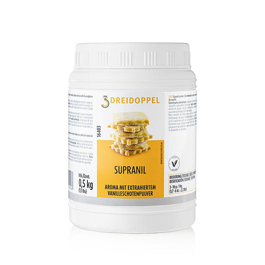Supranil - Vaniljekoncentrat pulver, Dreidoppel, nr. 164, 500 g
