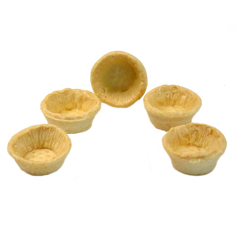 Snack-tarteletter, runde, ø 4,2 cm, lyse, salte, 970 g, 160 stk