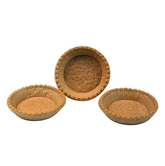 Snack-tarteletter, runde, ø 9 cm, lyse, salte, 3,12 kg, 120 stk