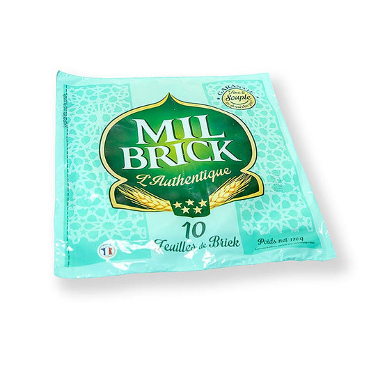 Brick-dej, rund, ca. ø 27 cm, tynd som papir, 170 g, 10 ark