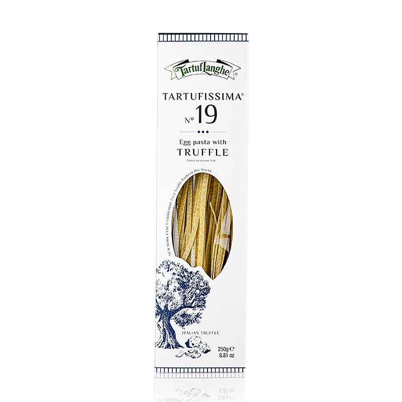 Tartuflanghe trøffel-nudler, tagliatelle, med 7 % sommertrøffel, nr. 19, 250 g