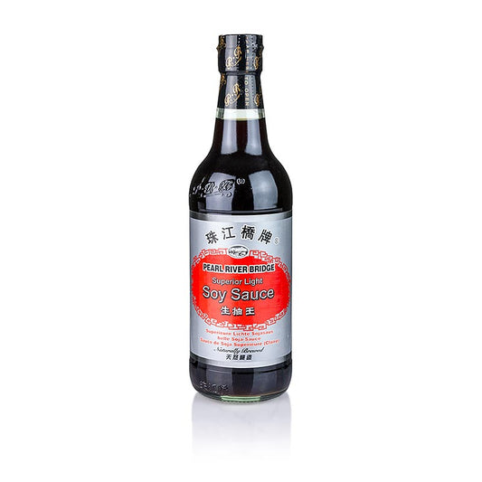Sojasauce – Shoyu, Pearl River Bridge, lys, Kina, 500 ml