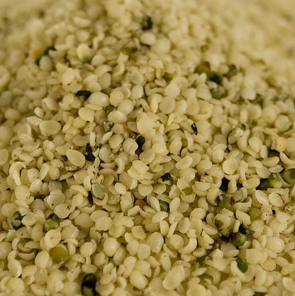 Hampfrø, afskallede, uristede, økologiske, 1 kg
