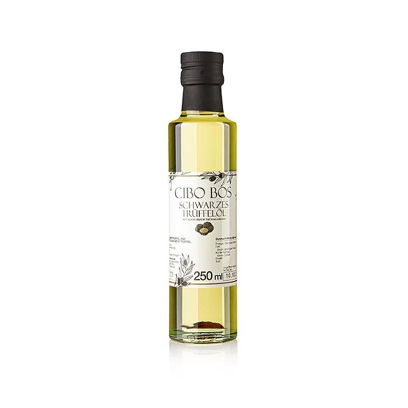 CIBO BOS Olivenolie med sort trøffelsmag (trøffelolie), 250 ml