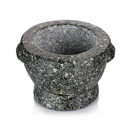 Stenmørtel, ø 16,5 cm udvendigt, ø 12 cm indvendigt, 11 cm høj, ca. 4 kg, 1 stk