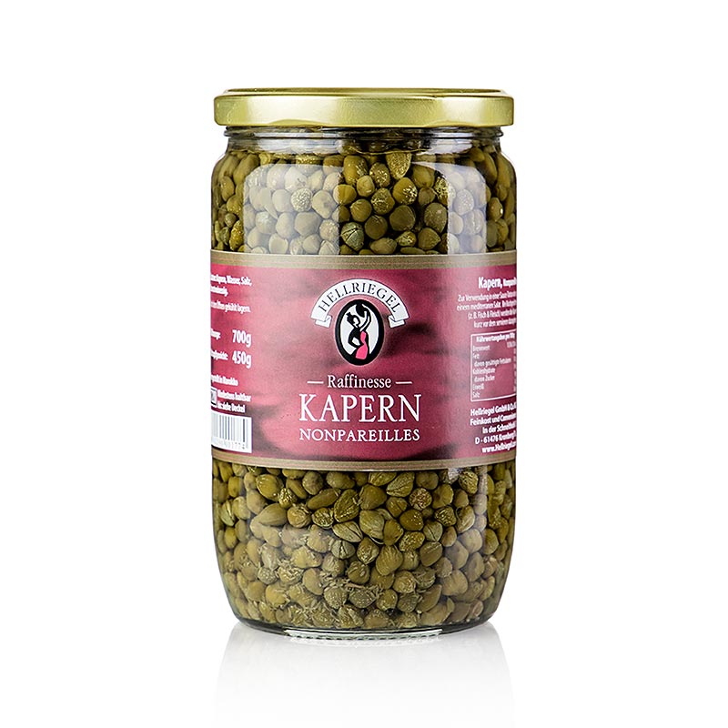 Kapers "Nonpareilles", ø 8 mm, raffineret, 700 g
