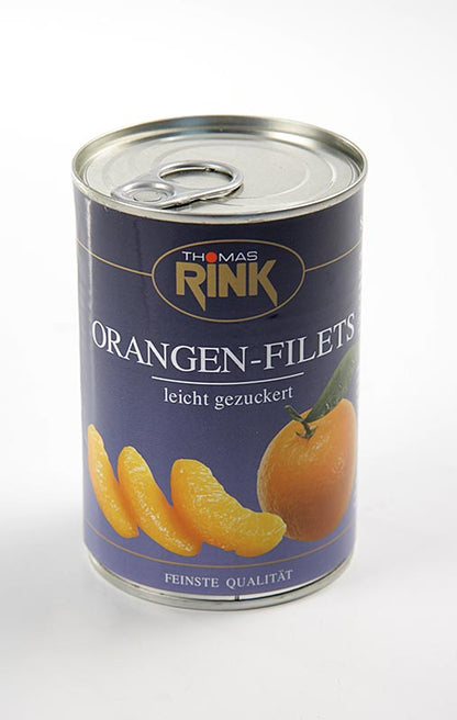 Appelsinfileter – kalibrerede segmenter, let sukkeret, 425 g