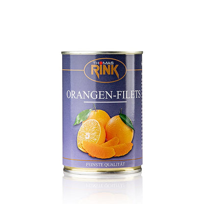 Appelsinfileter – kalibrerede segmenter, let sukkeret, 425 g