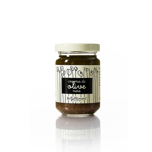 Olivencreme, sort, La Gallinara, 130 g