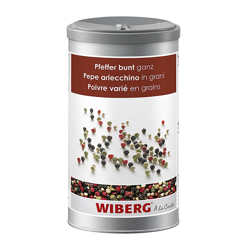 Wiberg Blandet peber, hele bønner, 550 g