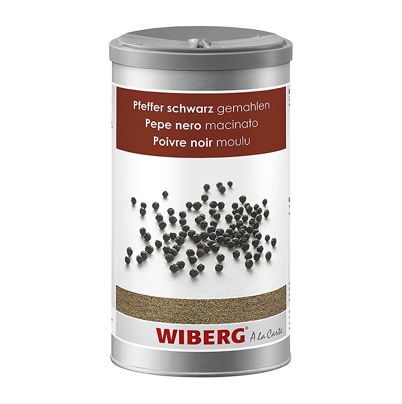 Wiberg sort peber, malet, 555 g