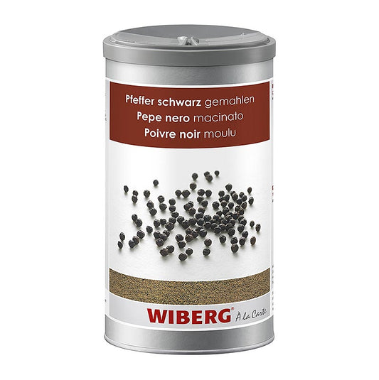 Wiberg sort peber, malet, 555 g
