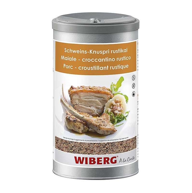Wiberg rustik sprød svinekød, krydderisalt, 880 g