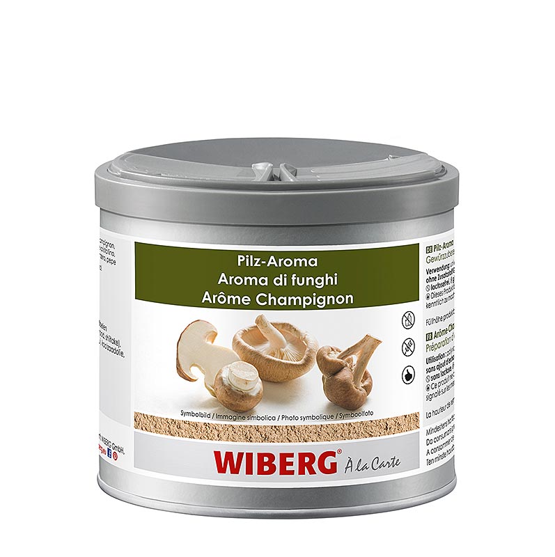 Wiberg svampe-aroma, krydderiblanding med porcini, champignon, shiitake, 200 g