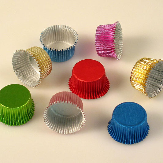 Aluminiums-kapsler, farvede, ø 24 mm, 16 mm høje, 1.000 stk
