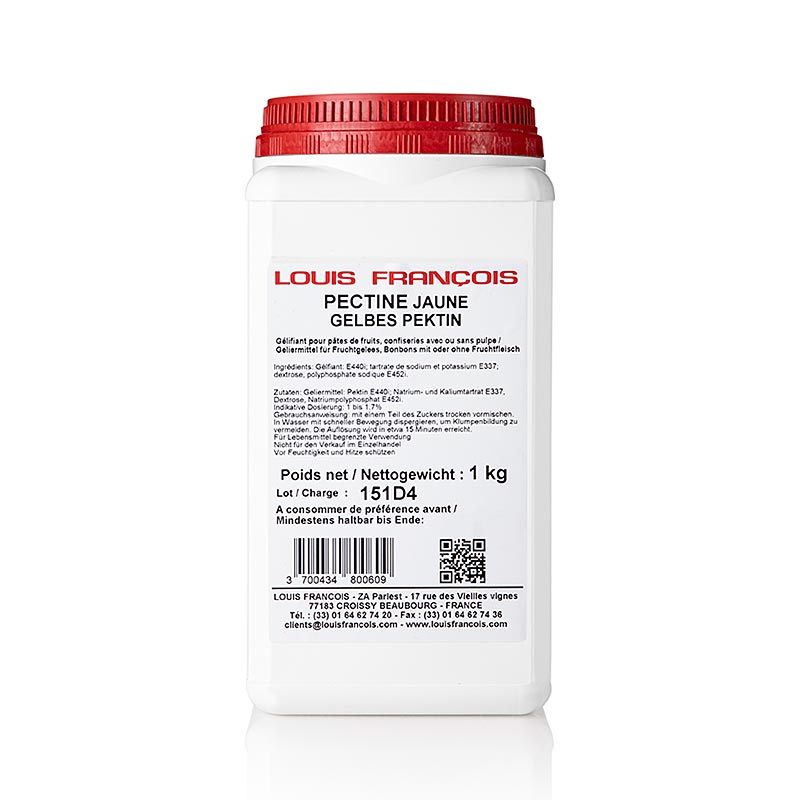 Pektin - Pectine Jaune, geleringsmiddel til frugtpastaer og faste fyld, 1 kg