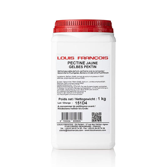Pektin - Pectine Jaune, geleringsmiddel til frugtpastaer og faste fyld, 1 kg