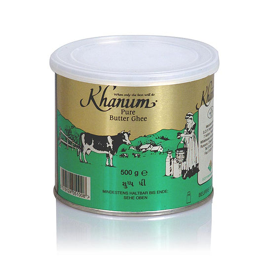 Ghee - klaret smør, 99,8 % fedt, 500 g