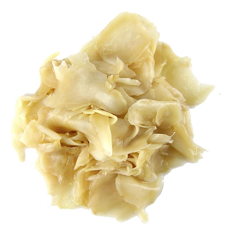 Ingefær, syltet, hvid/gul, fra Kina, 1,5 kg
