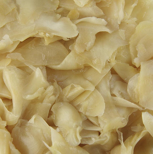 Ingefær, syltet, hvid/gul, fra Kina, 1,5 kg