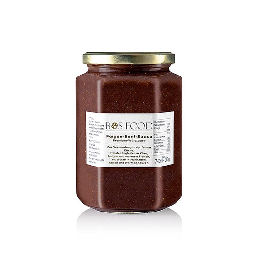 CHEF FOOD figen-sennepsauce, egen kreation med røde figner, 740 ml