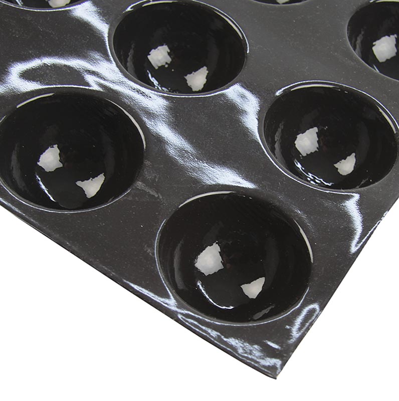 Flexipan-måtte 40x30 cm, 12 halvkugler, ø 70 mm, 40 mm dyb, 105 ml, 1 St