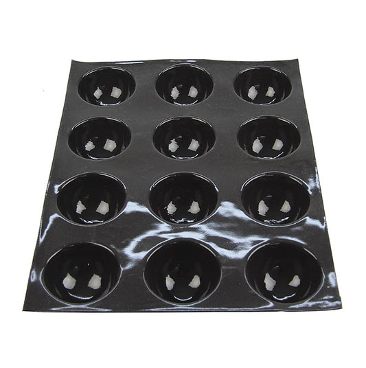 Flexipan-måtte 40x30 cm, 12 halvkugler, ø 70 mm, 40 mm dyb, 105 ml, 1 St