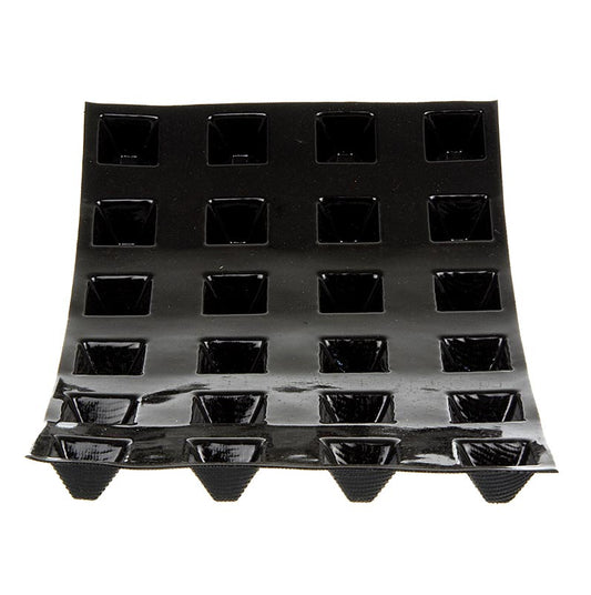 Flexipan-form 40x30 cm, 24 mini-pyramider, 35x35 mm, 23 mm dyb, 15 ml, 1 St