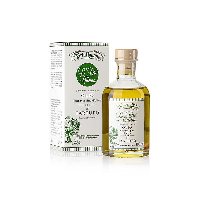 Ekstra jomfruolivenolie med sommertrøffel & aroma (trøffelolie), Tartuflanghe, 100 ml
