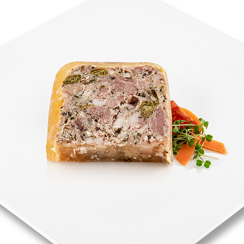 Terrine af andefiletstykker – Aiguilettes, med 6 urter, Rougié, 1 kg