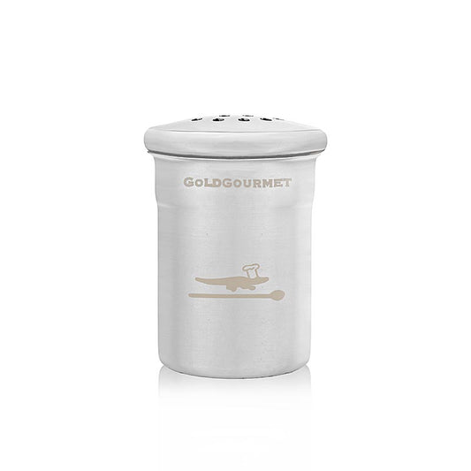 Guld - Rustfri stålstrøer til bladguldflager, ø 5 cm/6 cm høj, uden indhold, 1 s