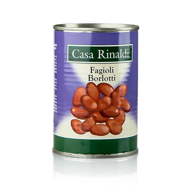 Borlotti-bønner – Fagioli Borlotti, kogte, 400 g