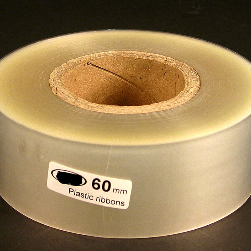 Kagekantfolie, 6 cm høj, rulle 305 m, PVC, 50 µ, 305 m, 1 stk