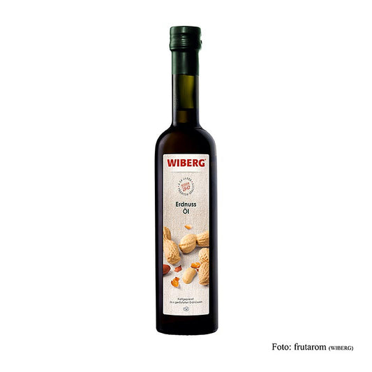 Wiberg Jordnøddeolie, koldpresset, 500 ml