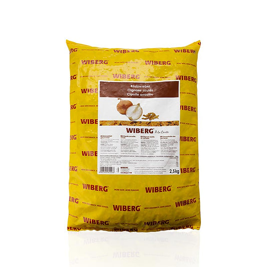 Wiberg ristede løg, skåret, 2,5 kg