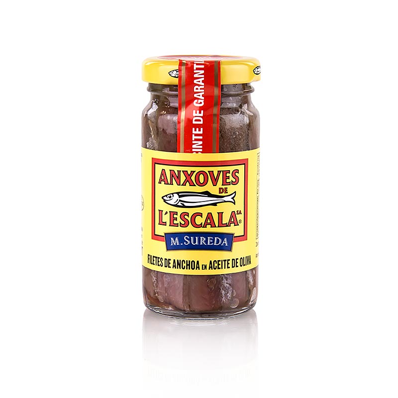 Ansjosfileter i premiumkvalitet, i olivenolie, L´Escala, 100 g