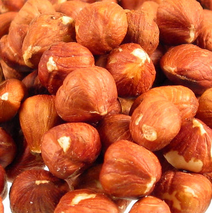 Hasselnødder, hele, med skal (brune), 1 kg