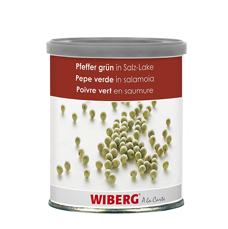 Wiberg grøn peber, i saltlage, hele, 800 g