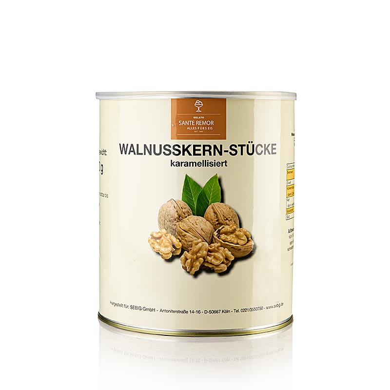 Valnøddekerner, karamelliserede, 1,5 kg