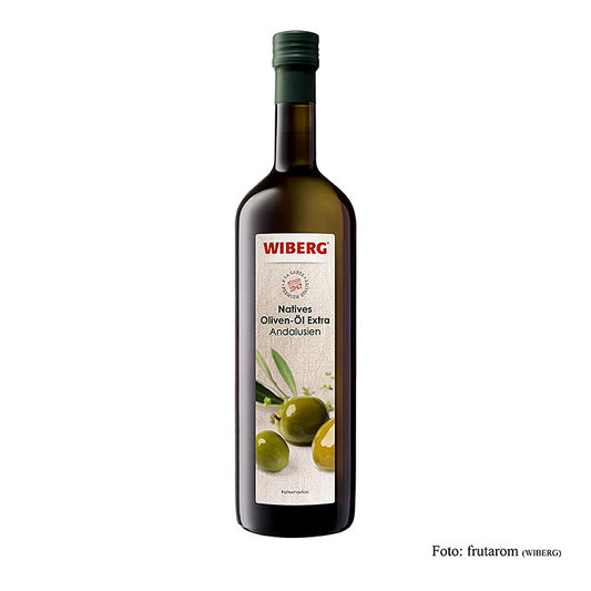 Wiberg ekstra jomfruolivenolie, koldpresset, Andalusien, 1 l