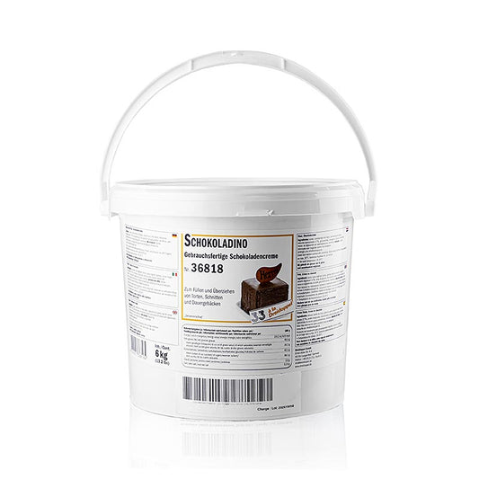 Fedtglasur "Schokoladino", Dreidoppel, 6 kg