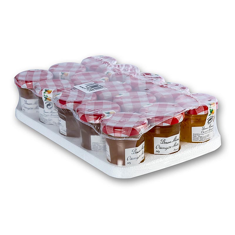 Bonne Maman - portioner med marmelade af bitter appelsin, 450 g, 15 x 30 g