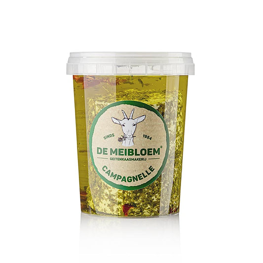 Campagnelle, frisk gedeost med urter i olie, 400 g