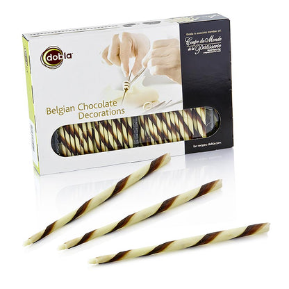 Chokoladecigarer - "Cigarillos", marmoreret, 15 cm lange, 700 g, 200 stk