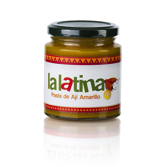 Chilipasta, gul, Pasta de Aji Amarillo - lalatina, fra Peru, 225 g