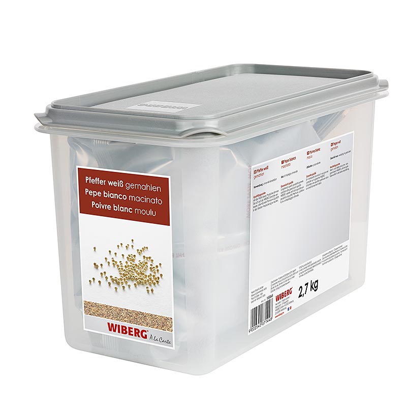 Wiberg hvid peber, malet, 2,7 kg