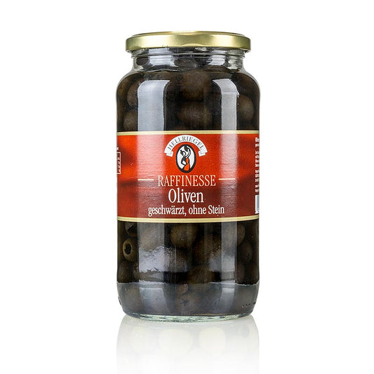 Sorte oliven, uden sten, sorte, i lage, 935 g